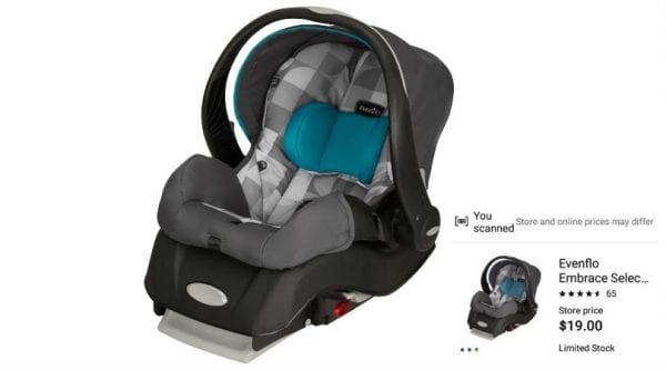 Evenflo Embrace Select Infant Car Seat ONLY $19 (Reg $79)