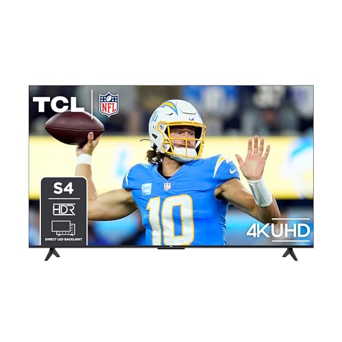 TCL 50-Inch Class S4 4K LED Smart TV with Google (50S450G, 2023 Model),...