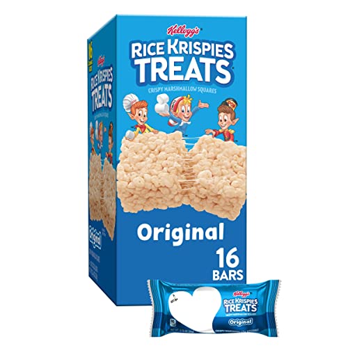 Rice Krispies Treats Crispy Marshmallow Squares, Kids Snacks, Snack Bars,...