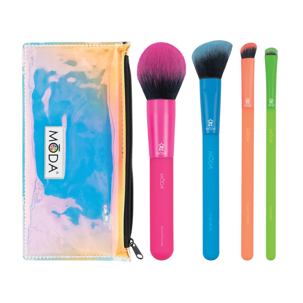 Moda 5 Piece Electric Makeup Brush Set Walmart Online!
