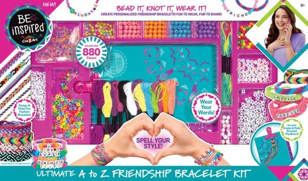 Cra-Z-Art Be Inspired Ultimate A-Z Friendship Bracelet Kit JUST $1 at Walmart!