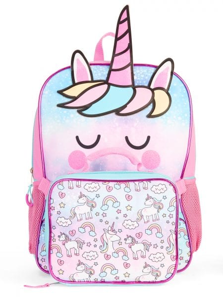 Girls’ Unicorn Backpack With Lunch Bag Just $1.00!