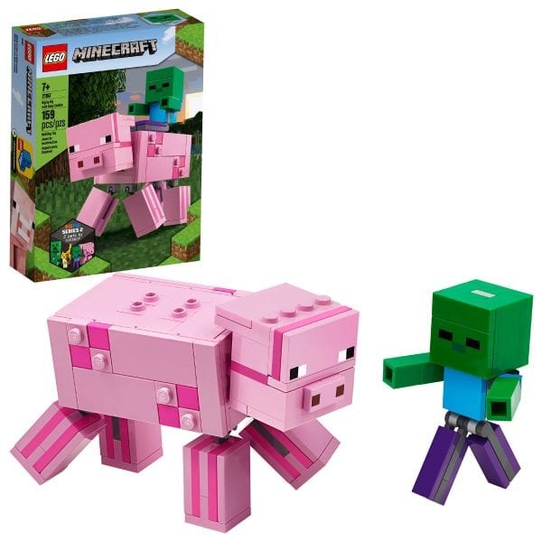 Walmart Clearance! Minecraft Pig BigFig and Baby Zombie Lego Set JUST $4