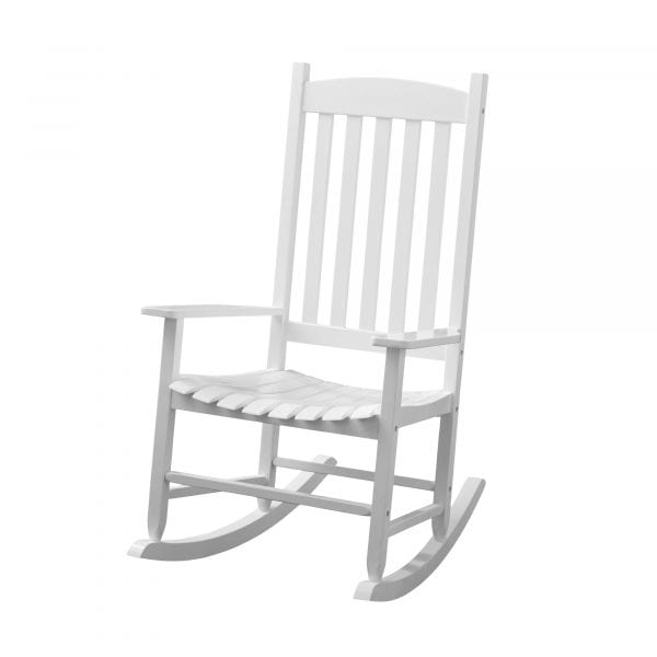 Huge Markdown On White Slat Rocking Chair