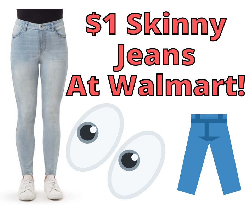 No Boundaries Skinny Jeans ONLY A DOLLAR at Walmart!