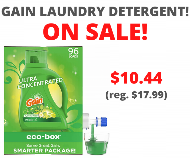 Gain Laundry Detergent On Sale!
