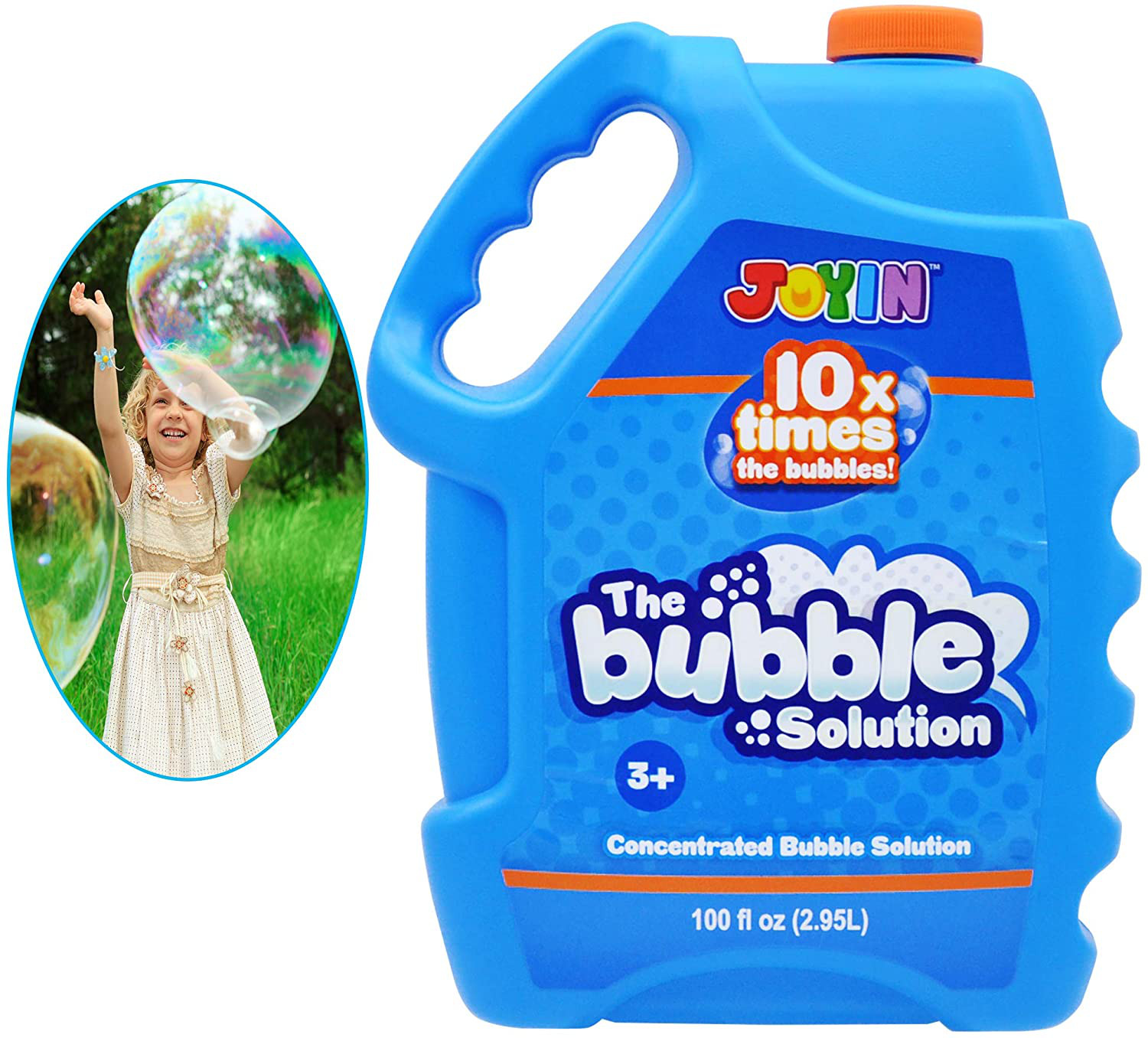 100 Oz Concentrated Bubble Solution (Up to 8 Gallon) for Large Summer Party