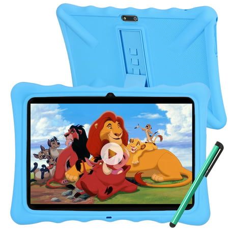 10.1 inch Learning Tablet for Kids, Android 11, WIFI, Bluetooth, HD Touch Screen, 32GB ROM Parental Control, Kickstand, Stylus and Protective Case