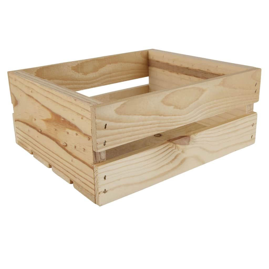 11" Half Wood Crate by ArtMinds®