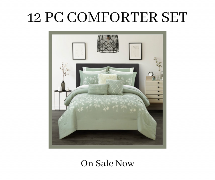 12 Piece Comforter Set! Major Savings!