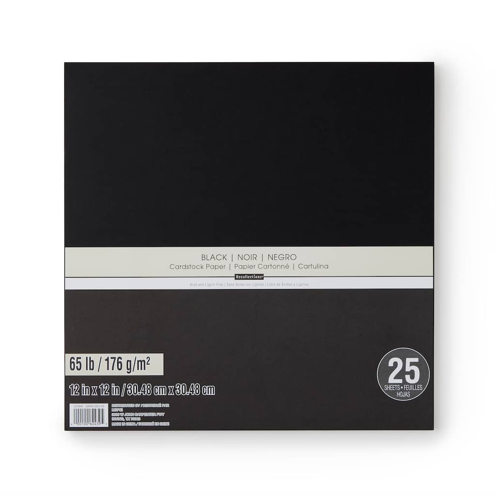 12" x 12" Cardstock Paper by Recollections™, 25 Sheets on Sale At Michaels Stores