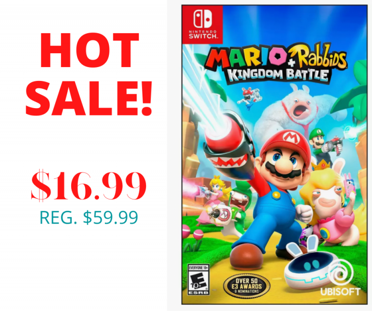 Mario Plus Rabbids Nintendo Game On Sale!