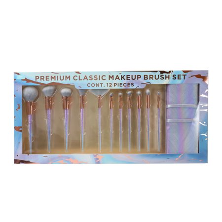 12pc Premium Classic Makeup Brush Set