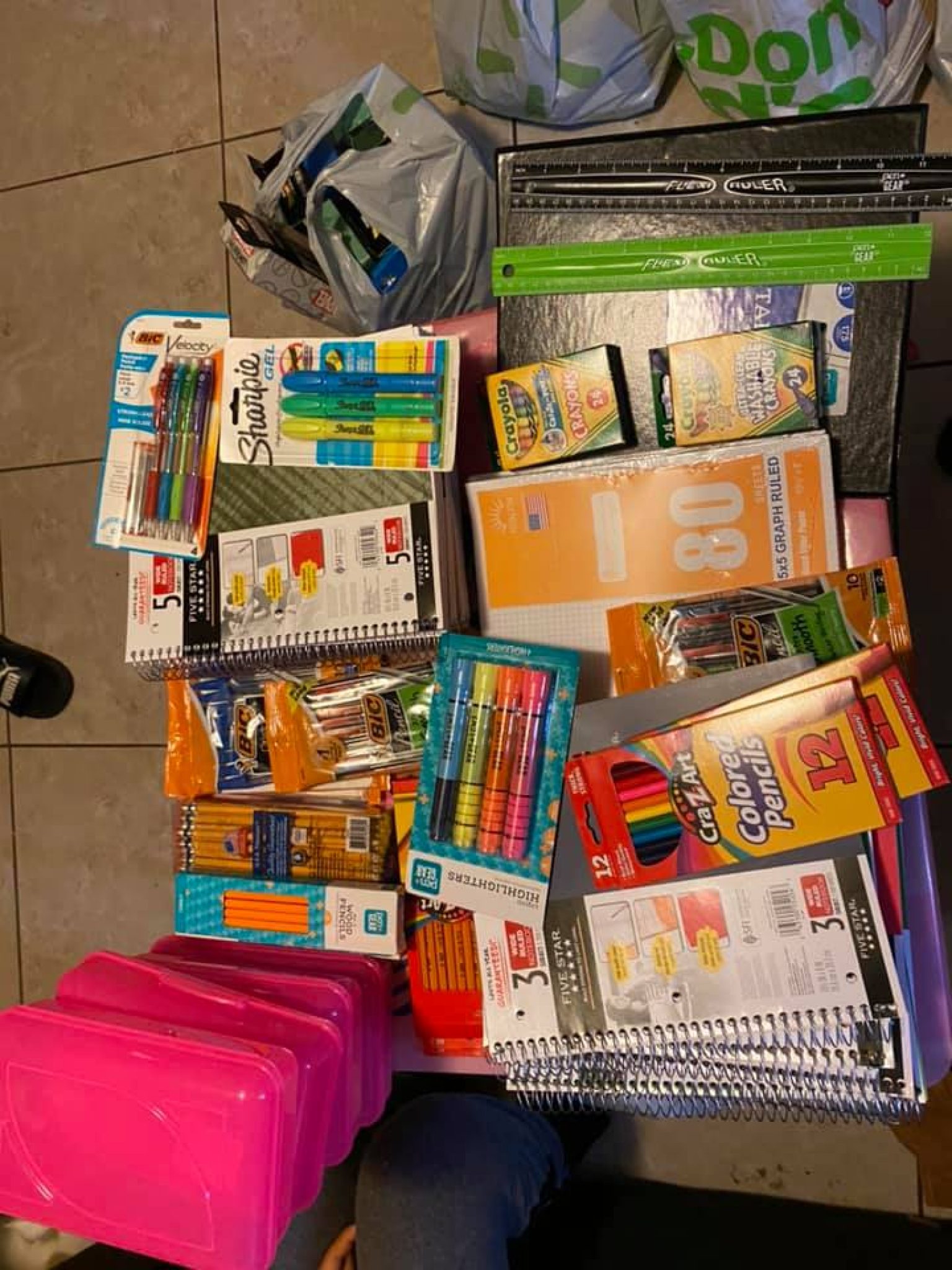 Massive Member School Supplies Haul at Walmart! Glitchndealz