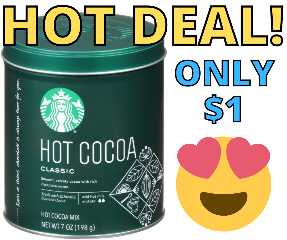Starbucks Hot Cocoa Deal!!  ONLY A DOLLAR!