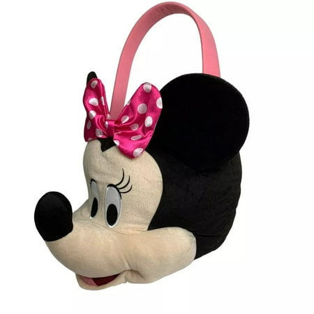 15 Inch Disney Minnie Mouse Pink Bowtique Jumbo Plush Halloween Easter Basket