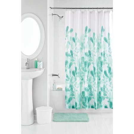 17-Piece Mainstays Bathroom Set, Eucalyptus Green