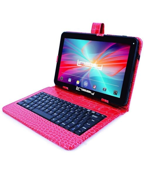LINSAY New  Android Tablet With Crocodile Keyboard Price Drop!