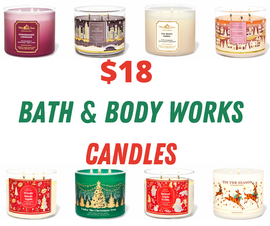 18 Bath Body Works Candles