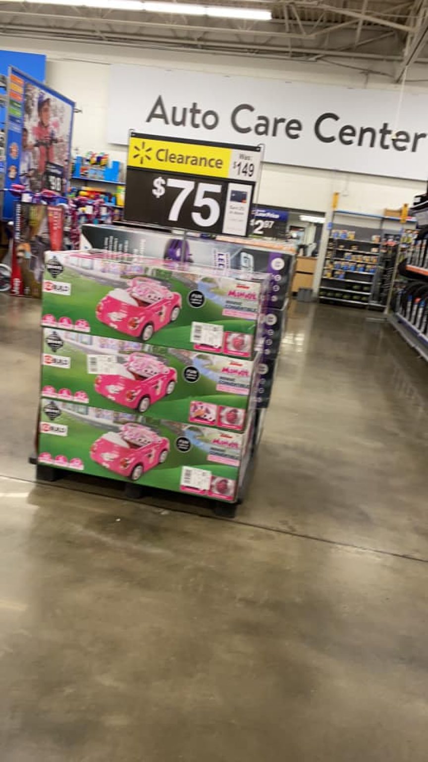 minnie mouse ride on car walmart