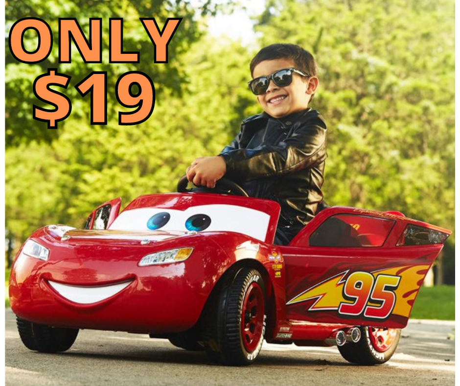 Disney Pixar Cars Ride On ONLY $19 At Walmart! Normally $150!