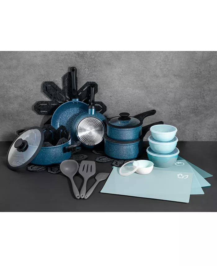 Brooklyn Steel Co. Milky Way 28-pc. Nonstick Aluminum Cookware Set On Sale At Macy’s