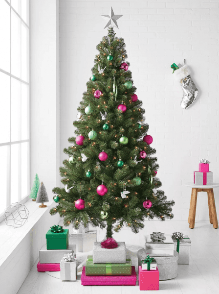 6ft Pre-lit Alberta Spruce Christmas Tree + Decorations FREE!!!