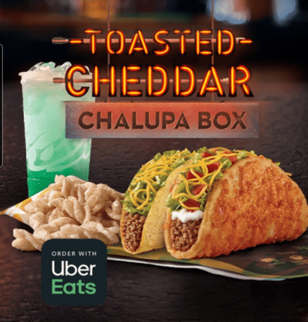 Free Toasted Cheddar Chalupa Box At Taco Bell!