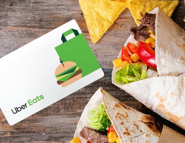 Uber Eats Gift Cards $20 Off!