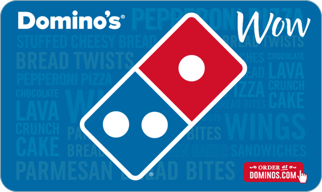 Free  Dominos Pizza Gift Card!
