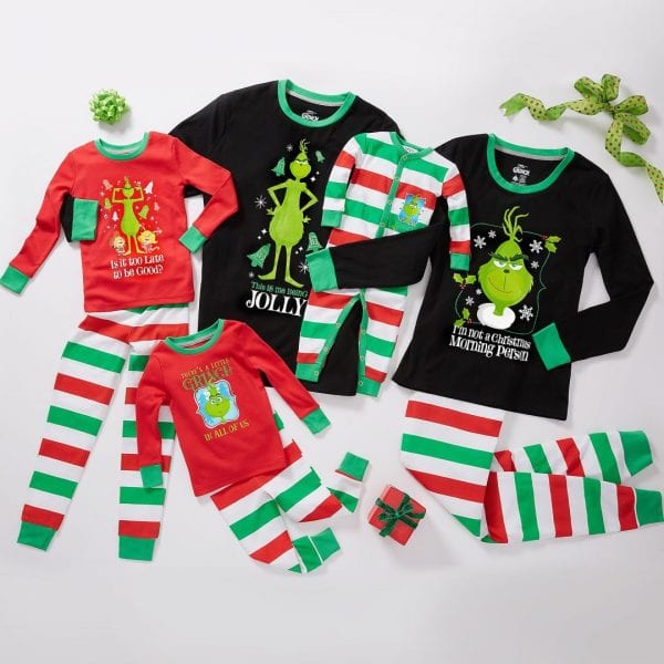 Matching Grinch Pajamas For The Family Price Drop!