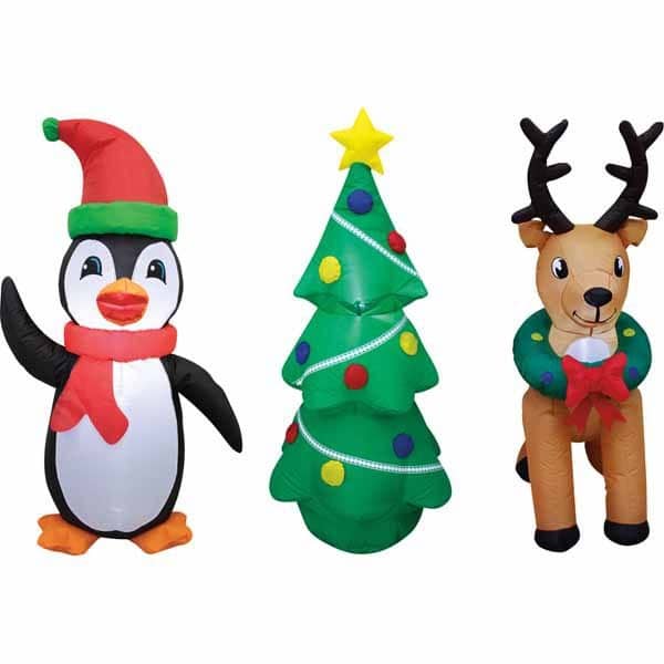 4 Foot Christmas Inflatables SUPER CHEAP at Aldi!