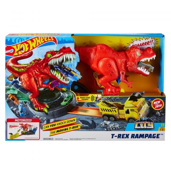 Hot Wheels T-Rex Rampage Playset NOW $10!