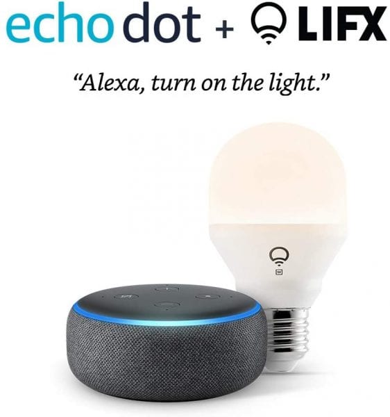 Echo Dot With LIFX Smart Bulb HOT Price – Prime Day Deal