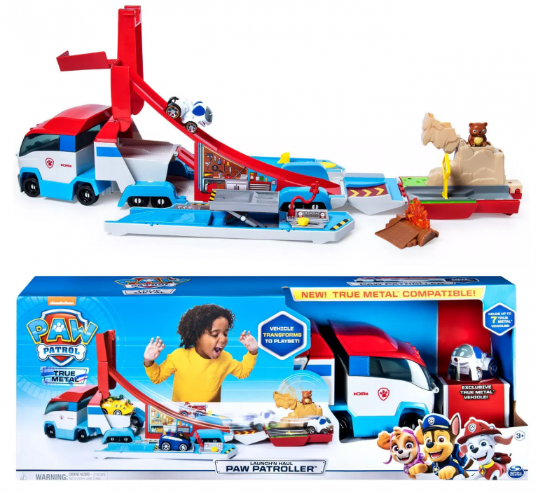 paw patrol launch and haul vehicles