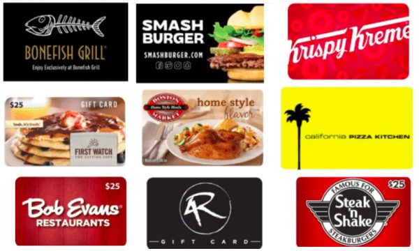 Gift Cards At Stores And Restaurants Are 25% Off!