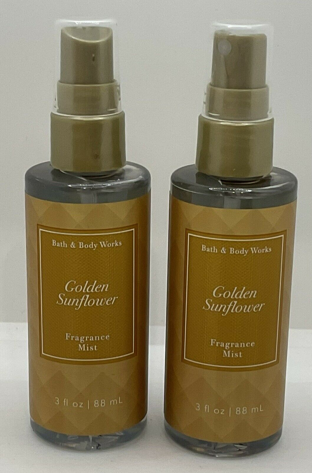 *2 PACK* GOLDEN SUNFLOWER Mini Fragrance Mists BATH & BODY WORKS New FREE SHIP