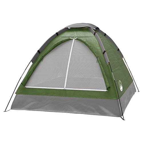 2 Person Dome Tent - Rain Fly & Carry Bag - Easy Set Up-Great for Camping, Backpacking, Hiking & Outdoor Music Festivals by Wakeman Outdoors (Green) HOT DEAL AT AMAZON!