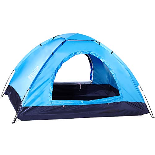 2-Person Tent,Two-Person Camping Tent Suitable for Outdoor Play,Two Doors and Windows,Breathable Mesh,Windproof and Waterproof Camping Tent,Easy to Install,with Storage Bag(Navy) HOT DEAL AT AMAZON!