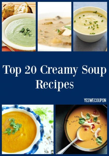 20 Tasty Creamy Soup Recipes