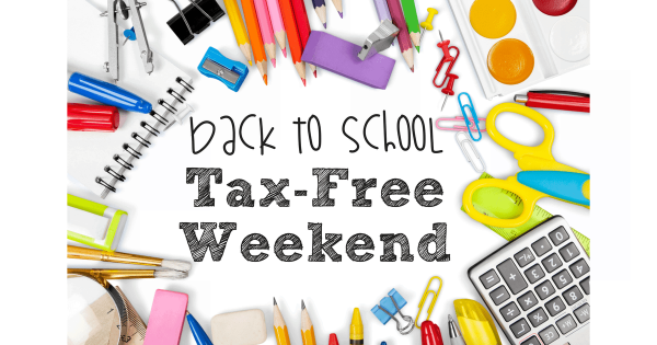 tax free back to school when is tax free day
