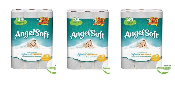WHOA! Angel Soft 24 pack Only 90 CENTS!