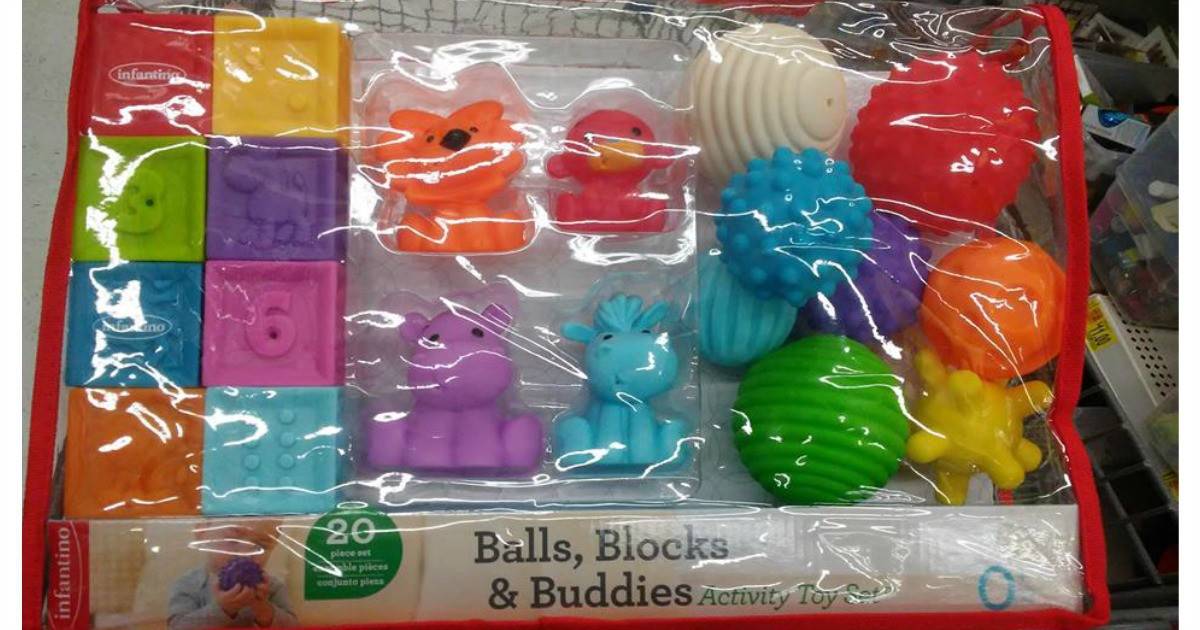 Balls, Blocks & Buddies Toy Set ONLY $5