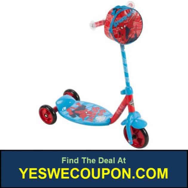 Marvel Spiderman Scooter by Huffy ONLY $3.50 – Walmart Clearance