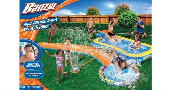 Banzai Aqua Drench 3-in-1 Splash Park – Walmart Clearance