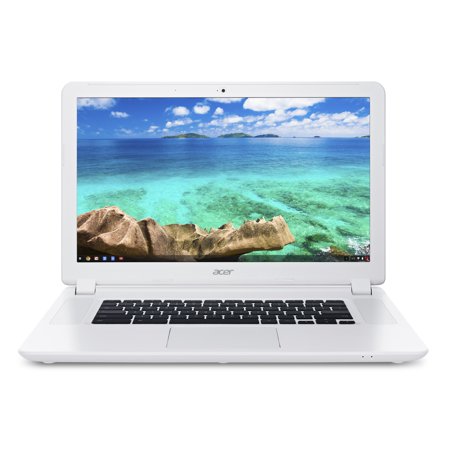 Acer 15.6" Chromebook CB5-571-C4G4, Intel Celeron, 4GB Memory, 16GB Storage, Chrome OS - White