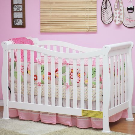 AFG Baby Furniture Nadia 3-in-1 Convertible Crib White