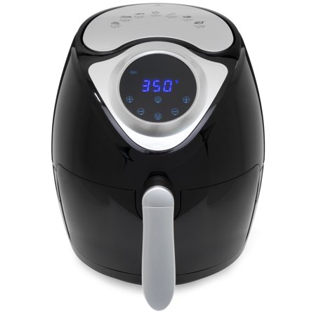 Best Choice Products 2.7qt Non-Stick Digital Electric Air Fryer w/ LCD Display, 7 Temperature, Time Settings - Black