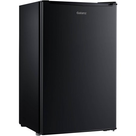 Galanz 3.5 cu ft Compact Single-Door Refrigerator, Black