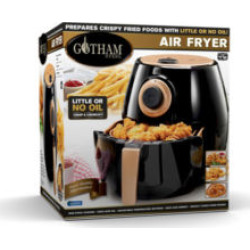 Gotham Steel 4 Qt. Air Fryer Black EM2048 Air Fryer 4 Qt. / 3.8 L. New List ABS, PP Cooking Electrics
